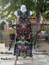 Load image into Gallery viewer, Ladies Medium dress, reverse tie dye
