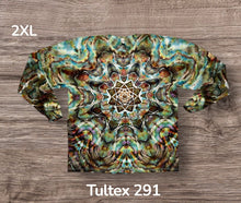 Load image into Gallery viewer, 2XL long sleeve Tshirt, mandala tie dye

