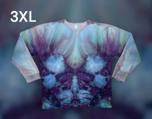 Load image into Gallery viewer, Adult 3XL crew neck sweatshirt, mandala tie dye
