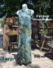 Load image into Gallery viewer, Ladies large dress,  geode tie dye
