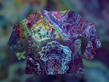 Load image into Gallery viewer, Ladies XXL Tshirt, mandala geode tie dye
