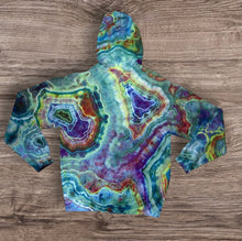 Load image into Gallery viewer, Medium pullover sweatshirt, geode tie dye
