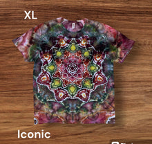 Load image into Gallery viewer, Adult XL Tshirt, mandala tie dye design
