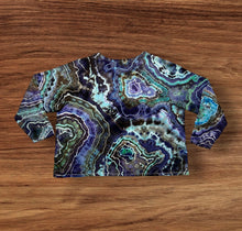 Load image into Gallery viewer, Ladies XXL long sleeve, geode tie dye
