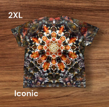 Load image into Gallery viewer, 2XL Tshirt, mandala tie dye
