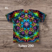 Load image into Gallery viewer, XL Tshirt, mandala tie dye
