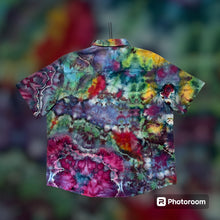 Load image into Gallery viewer, Men’s XL button down, mandala tie dye
