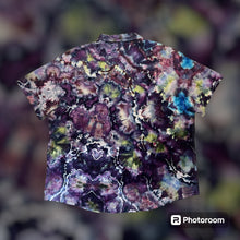 Load image into Gallery viewer, Men’s 2XL button down, mandala tie dye design
