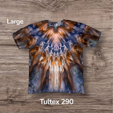 Load image into Gallery viewer, Large Tshirt, tie dye design
