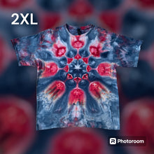 Load image into Gallery viewer, Adult 2XL Tshirt, mandala tie dye
