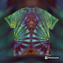 Load image into Gallery viewer, Adult XL Tshirt, sunburst tie dye
