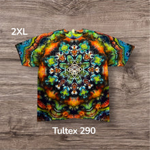 Load image into Gallery viewer, 2XL Tshirt, mandala tie dye
