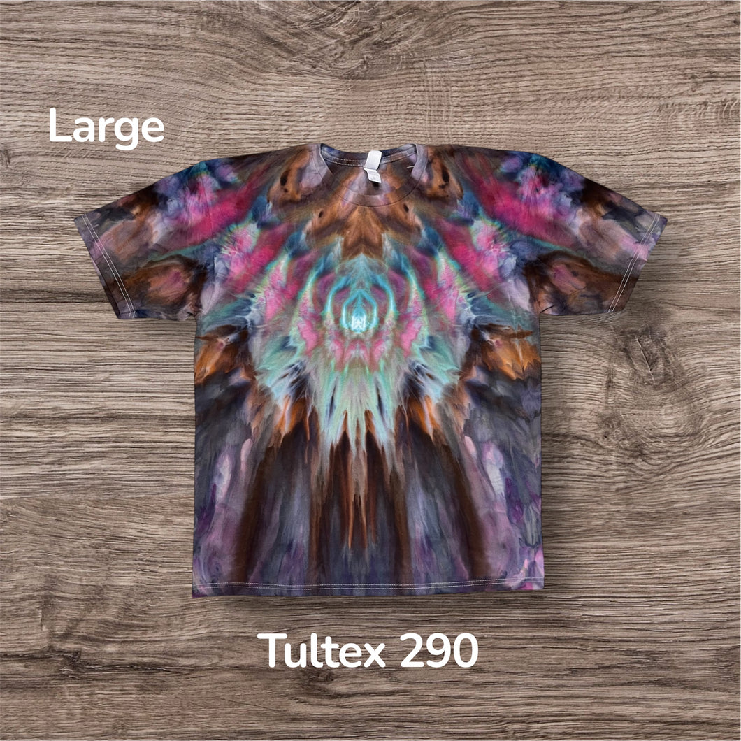 Large Tshirt, tie dye design
