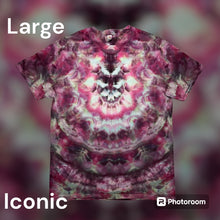 Load image into Gallery viewer, Adult Large Tshirt,  tie dye design
