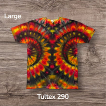 Load image into Gallery viewer, Large Tshirt, tie dye design
