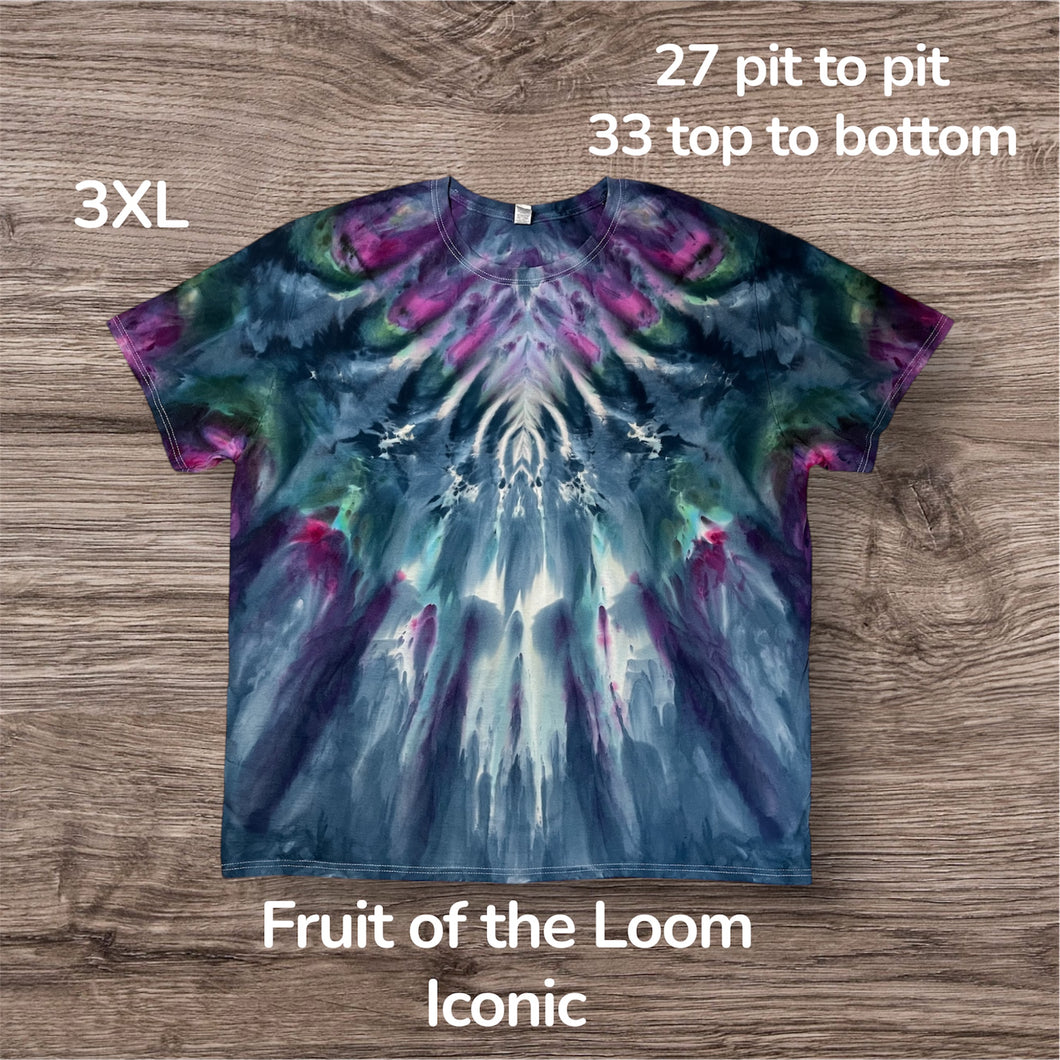 3XL Tshirt, tie dye design