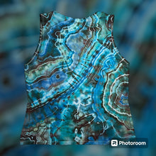 Load image into Gallery viewer, Ladies XL tank, geode tie dye
