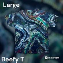 Load image into Gallery viewer, Adult Large Tshirt, geode tie dye
