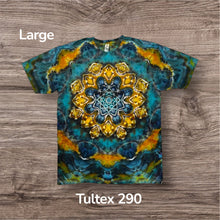 Load image into Gallery viewer, Large Tshirt, mandala tie dye
