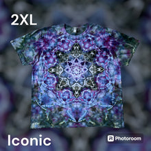 Load image into Gallery viewer, Adult 2XL Tshirt, mandala tie dye
