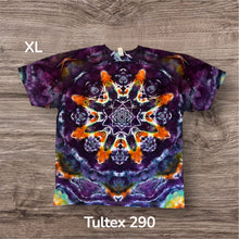Load image into Gallery viewer, XL Tshirt, mandala tie dye
