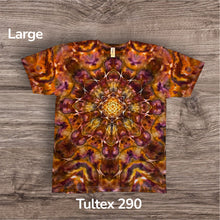 Load image into Gallery viewer, Large Tshirt, mandala tie dye
