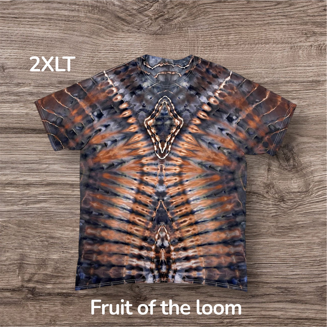 2XLT Tshirt, tie dye design