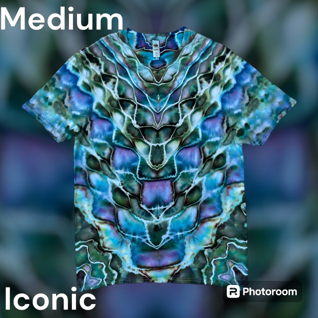 Adult Medium Tshirt,  tie dye design