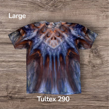 Load image into Gallery viewer, Large Tshirt, tie dye design
