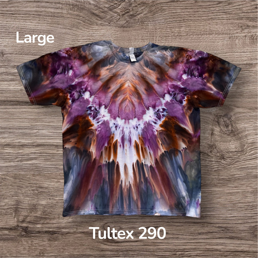 Large Tshirt, tie dye design