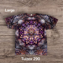 Load image into Gallery viewer, Large Tshirt, mandala tie dye
