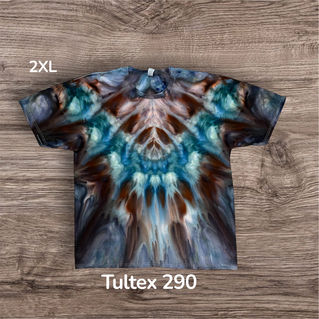 2XL Tshirt, tie dye design