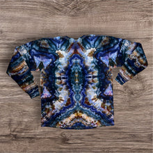 Load image into Gallery viewer, XL long sleeve Tshirt, mandala tie dye
