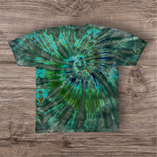 Load image into Gallery viewer, Large Tshirt, spiral tie dye (small hole)
