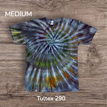 Load image into Gallery viewer, Medium Tshirt, spiral tie dye
