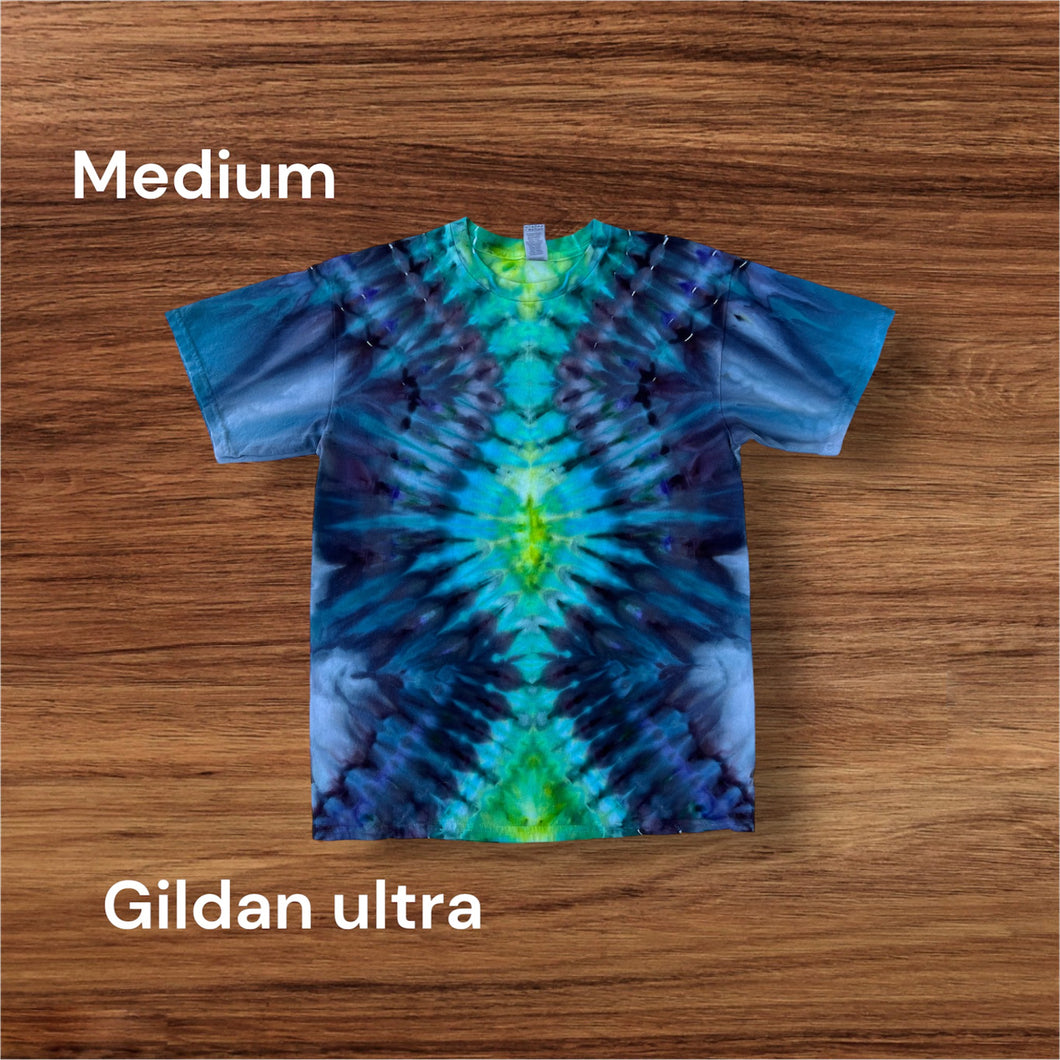 Adult medium Tshirt,  tie dye design