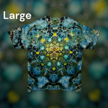 Load image into Gallery viewer, Large Tshirt, reverse mandala tie dye
