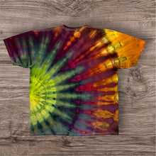 Load image into Gallery viewer, XL Tshirt, sunburst tie dye

