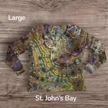 Load image into Gallery viewer, Ladies Large long sleeve,  geode tie dye
