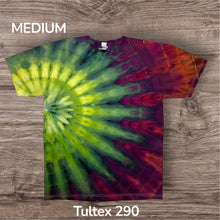 Load image into Gallery viewer, Medium Tshirt, sunburst tie dye
