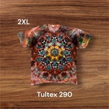 Load image into Gallery viewer, 2XL Tshirt, mandala tie dye
