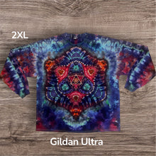 Load image into Gallery viewer, 2XL long sleeve Tshirt,  tie dye design
