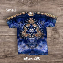 Load image into Gallery viewer, Small Tshirt,  tie dye design
