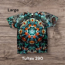 Load image into Gallery viewer, Large Tshirt, mandala tie dye
