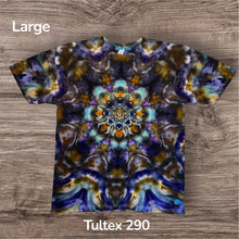 Load image into Gallery viewer, Large Tshirt, mandala tie dye

