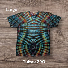 Load image into Gallery viewer, Large Tshirt, tie dye design
