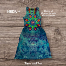 Load image into Gallery viewer, Ladies Medium dress, mandala tie dye
