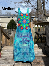 Load image into Gallery viewer, Ladies Medium dress, mandala tie dye
