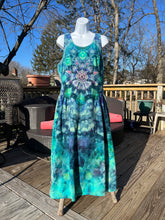 Load image into Gallery viewer, Ladies XL dress,  mandala tie dye
