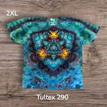 Load image into Gallery viewer, 2XL Tshirt, mandala tie dye
